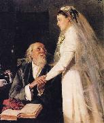 Vladimir Makovsky Goodbye Papa. oil painting artist